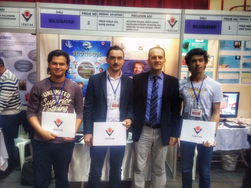 TÜBİTAK PROJE YARIŞMASINDA DÖRTÇELİK 3. OLDU