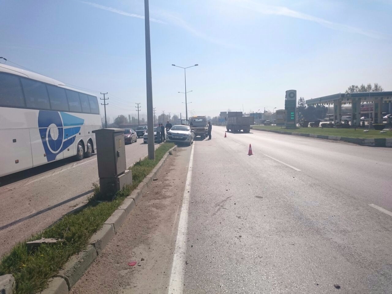 Kırmızı ışık ihlali kazaya neden oldu