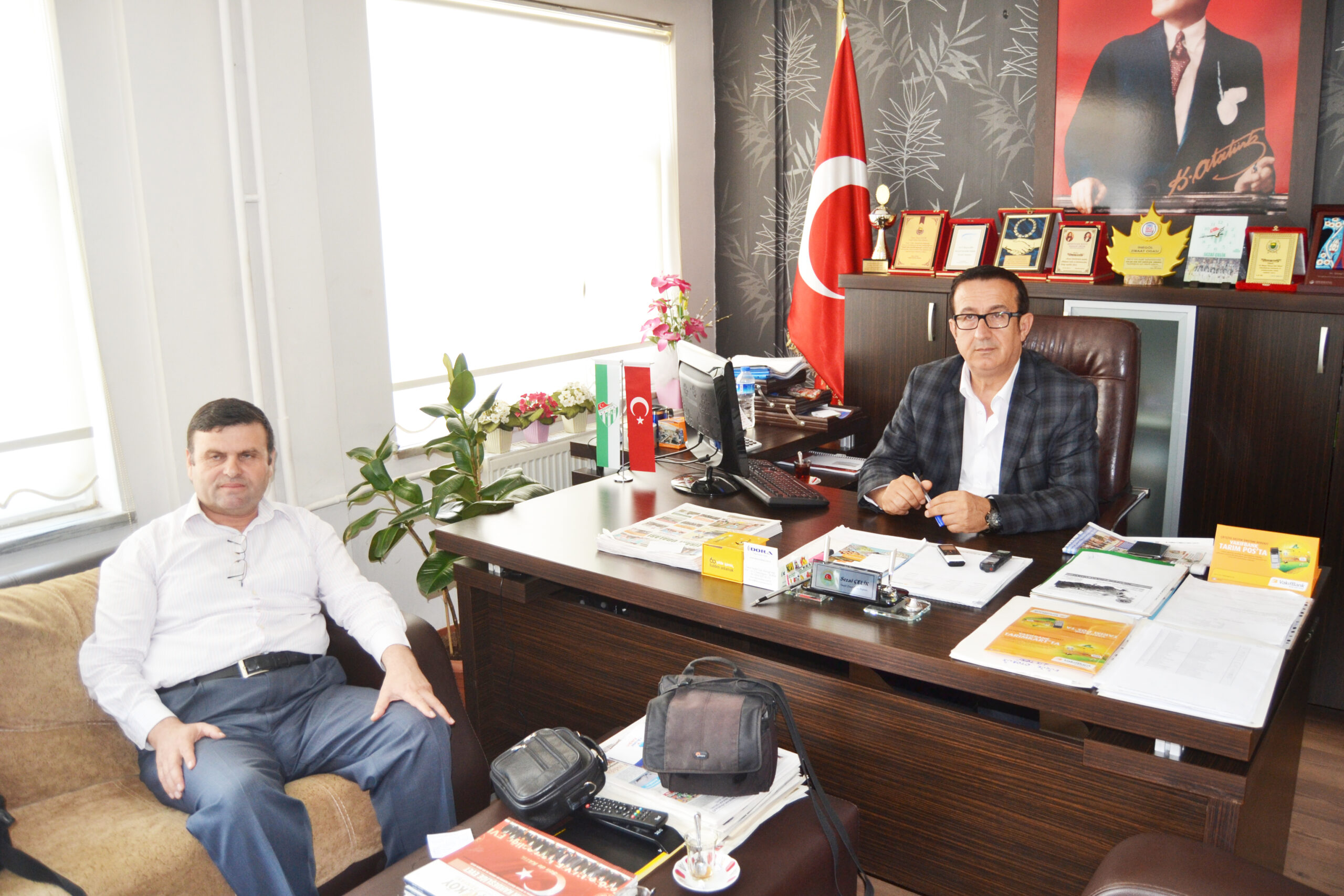 Genç çiftçilerden Bursa rekoru