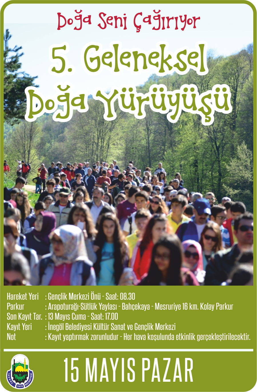 Doğa yürüyüşüne davet