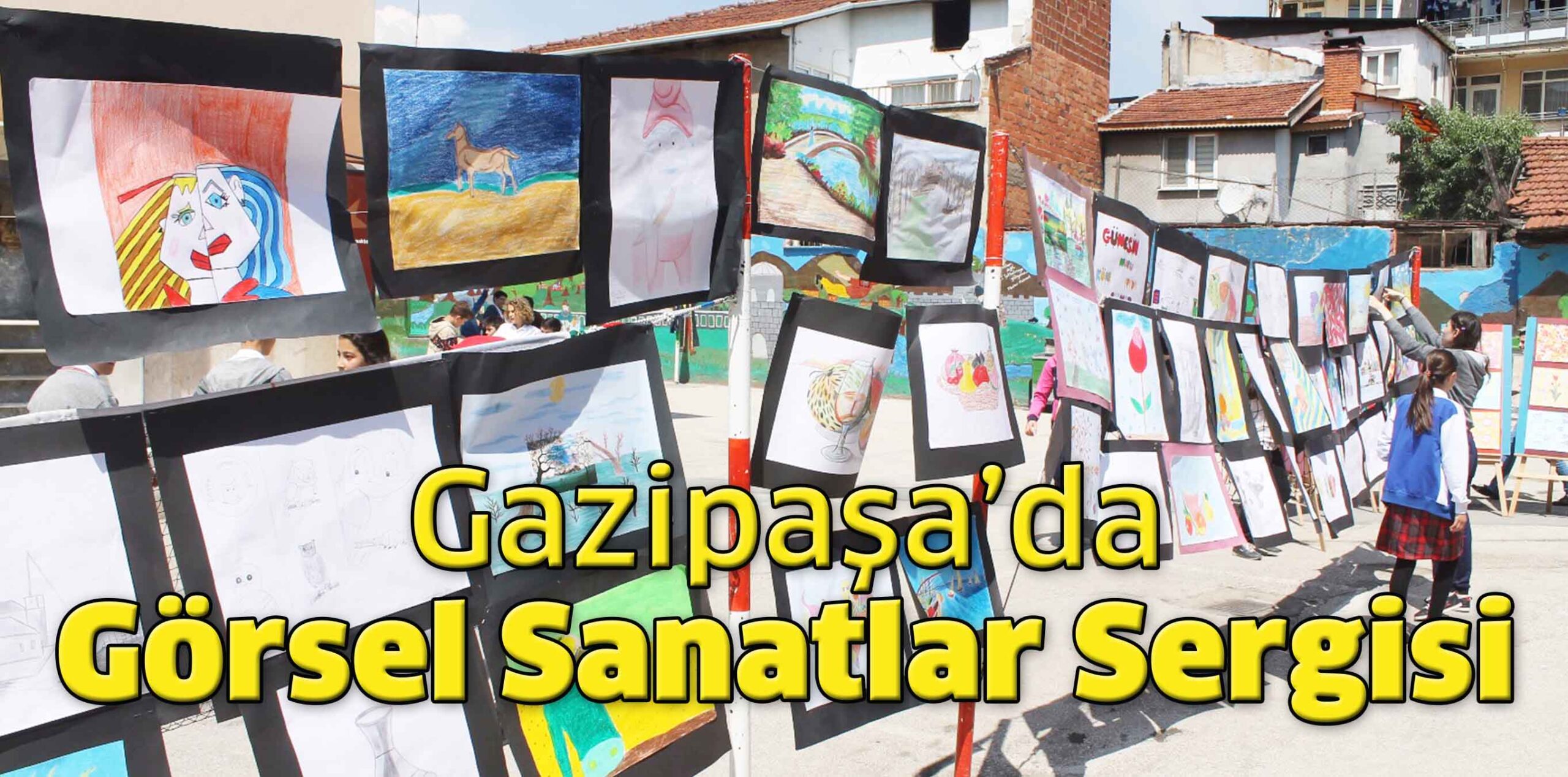 Gazipaşa’da Görsel Sanatlar Sergisi