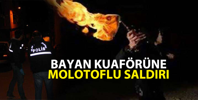 İNEGÖL’DE MOLOTOFLU SALDIRI