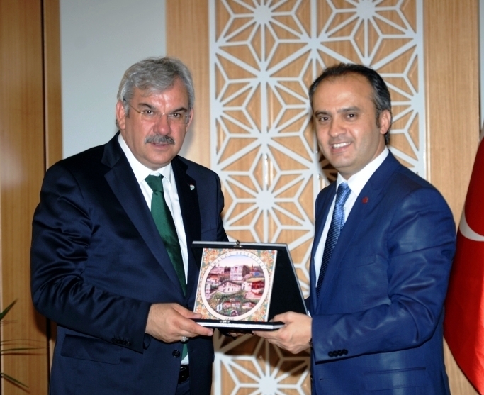 Bursaspor’dan Aktaş’a ziyaret