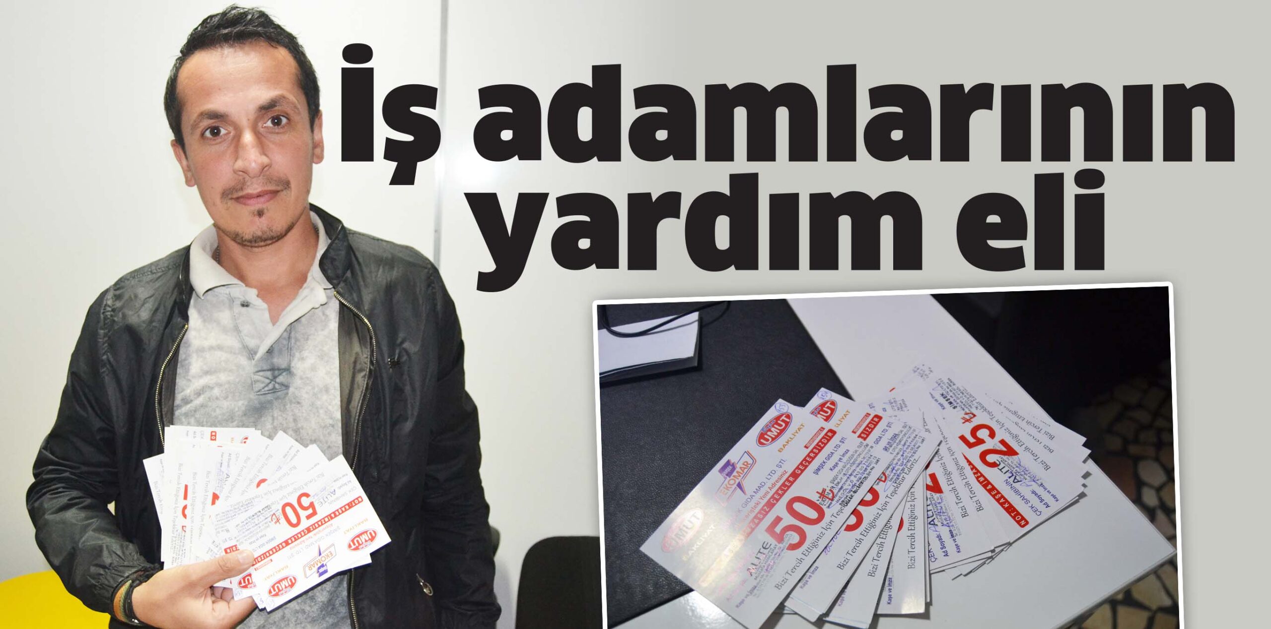 İş adamlarının yardım eli
