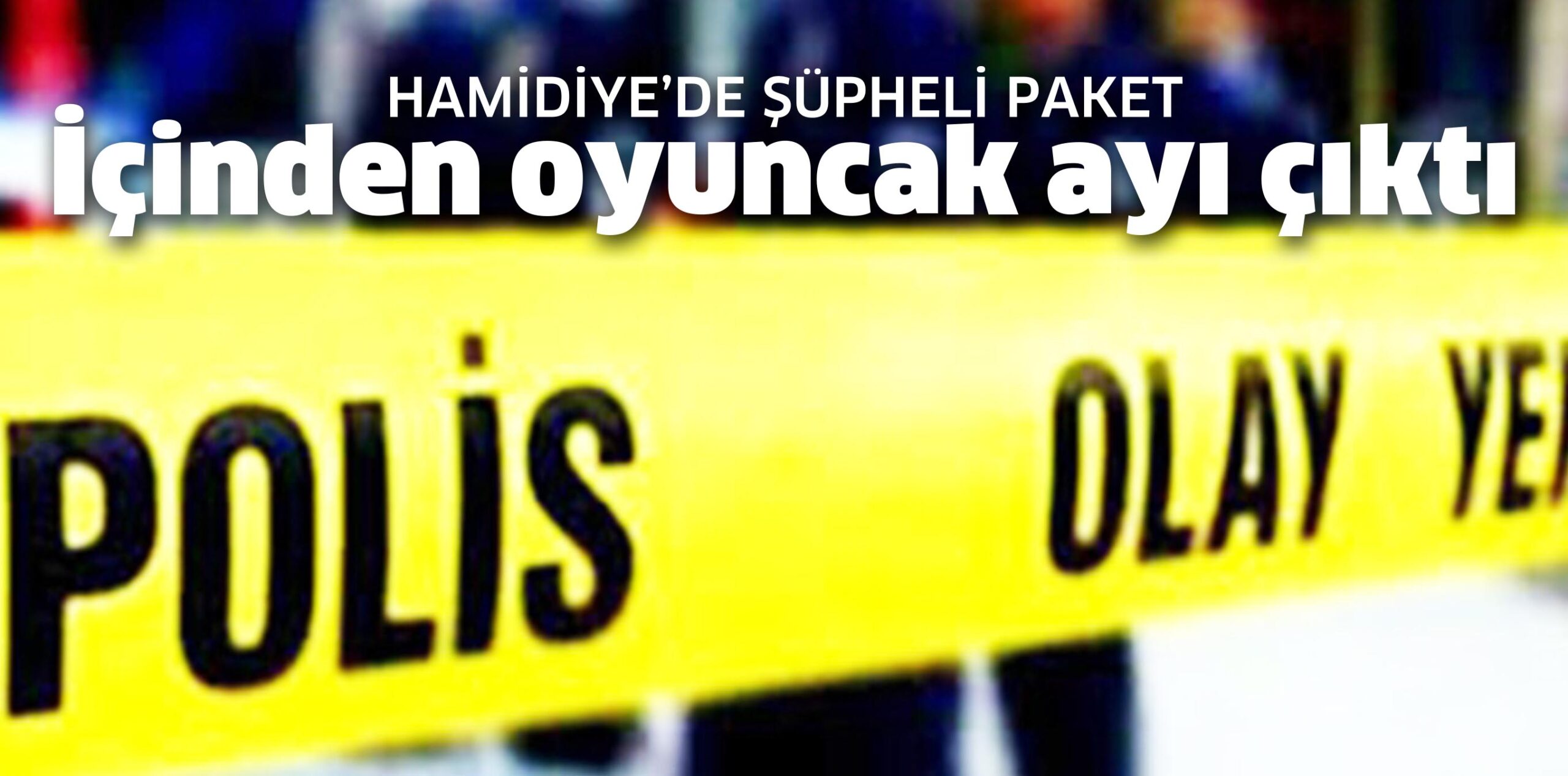 HAMİDİYE’DE ŞÜPHELİ PAKET