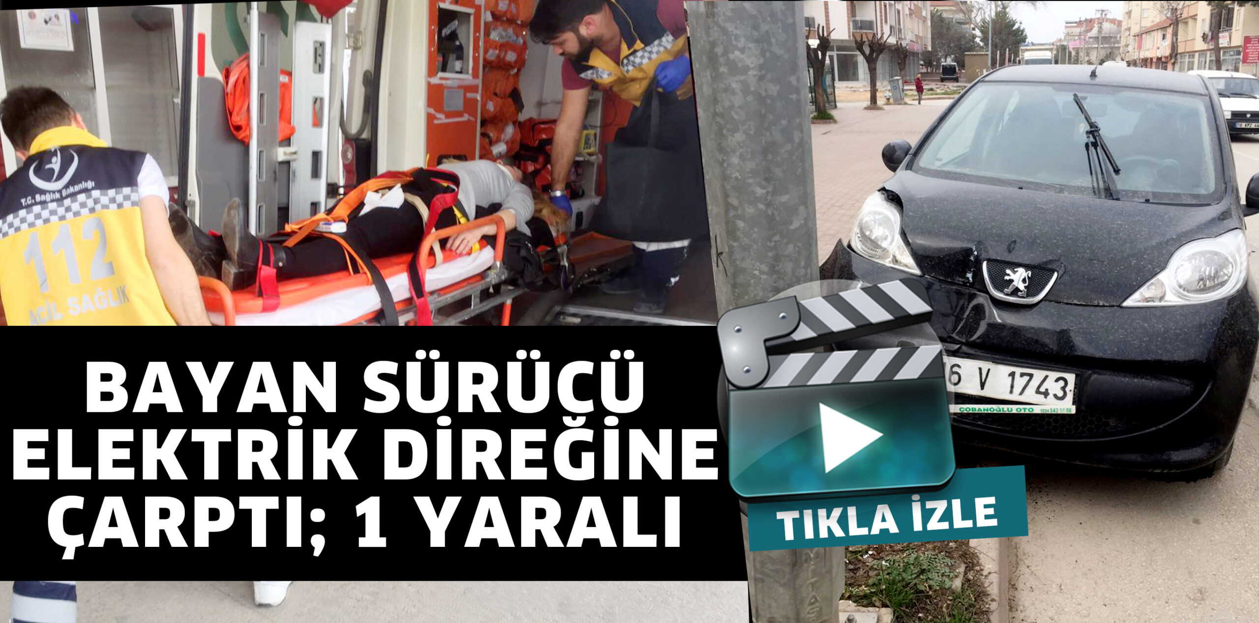 Kalburt’ta şaşırtan kaza