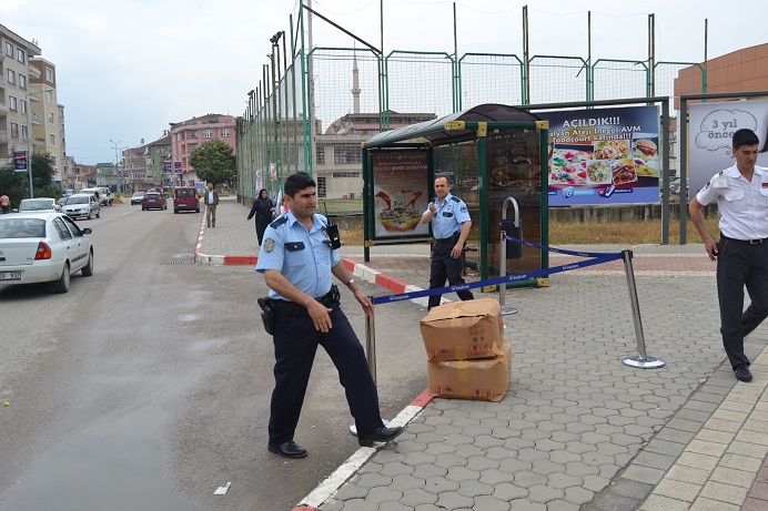 Şüpheli paket’ten patlıcan çıktı