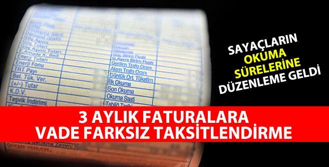 VADE FARKSIZ TAKSİTLENDİRME