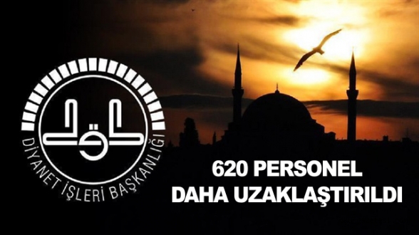 Diyanet’te 620 personel daha uzaklaştırıldı