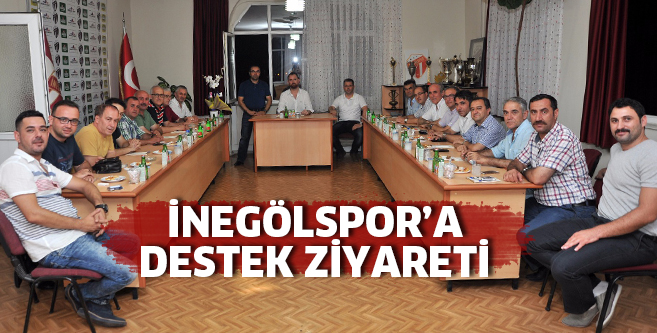 İnegölspor’a destek ziyareti