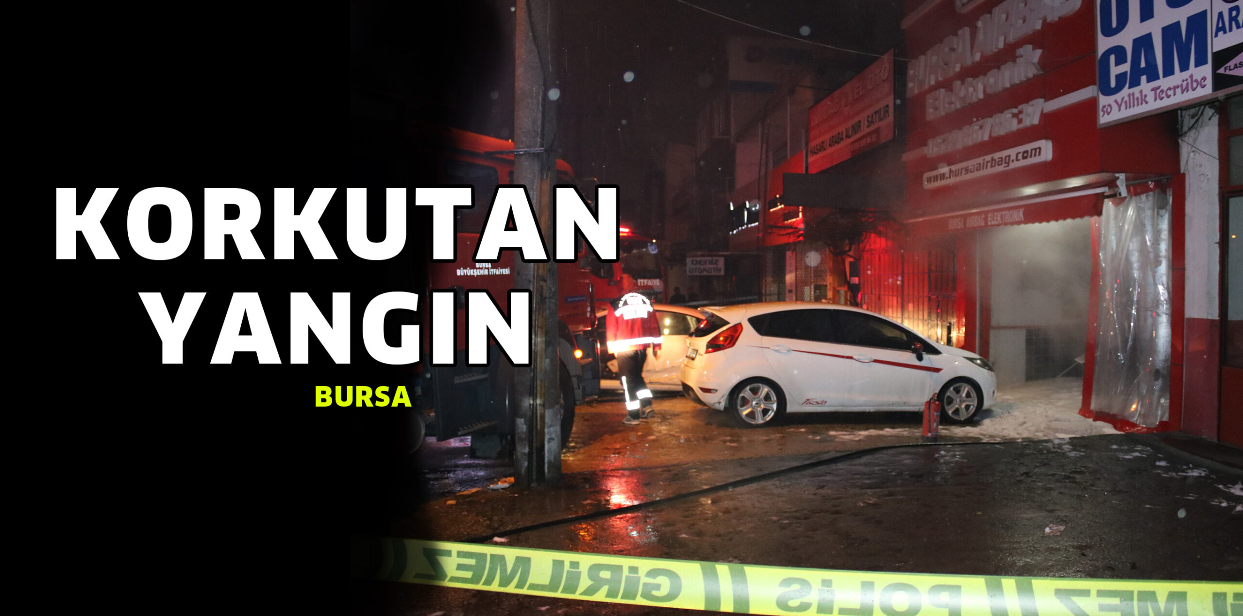 Dumanlar her tarafı sardı