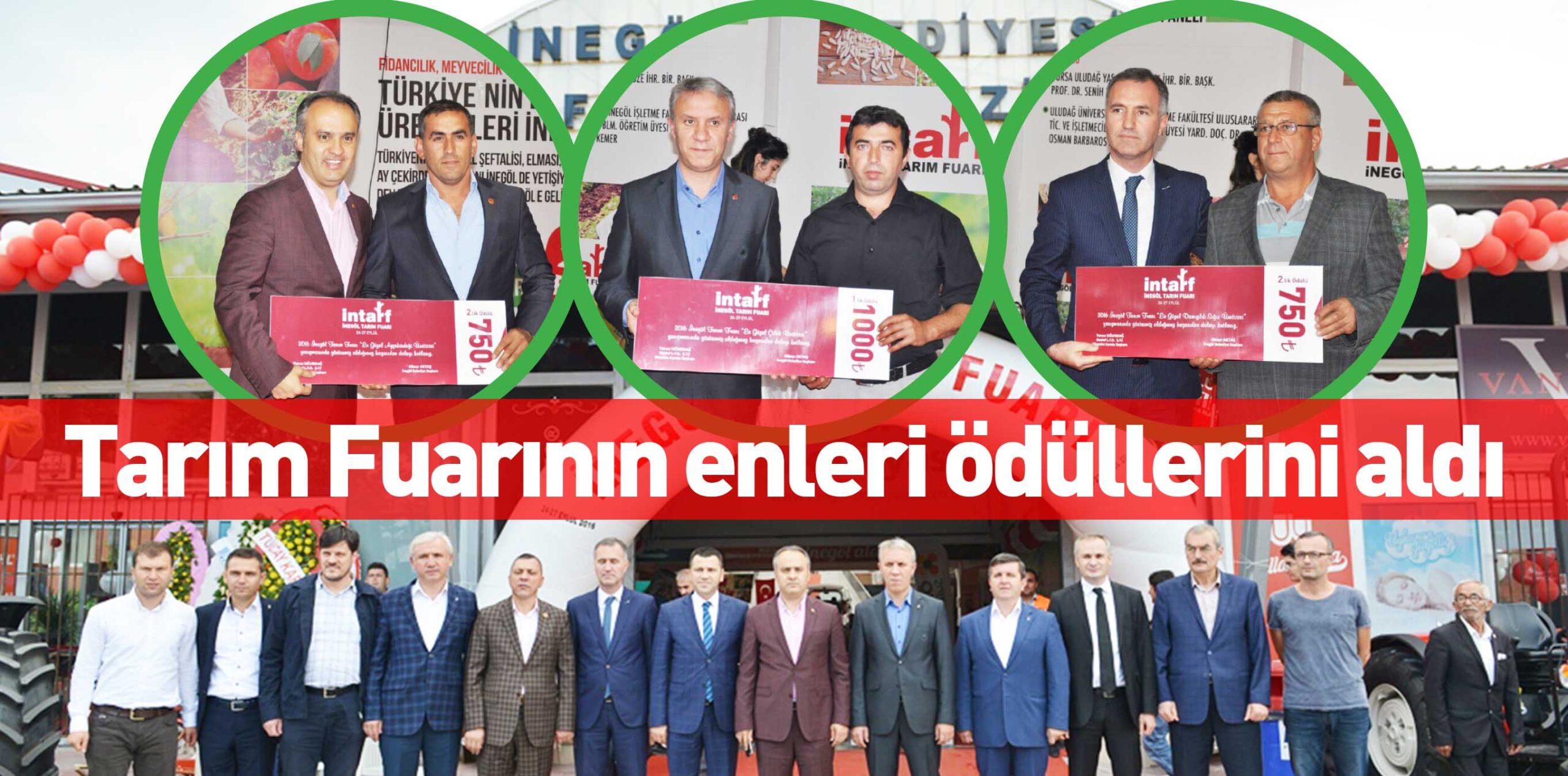 Tarım Fuarının enleri ödüllerini aldı