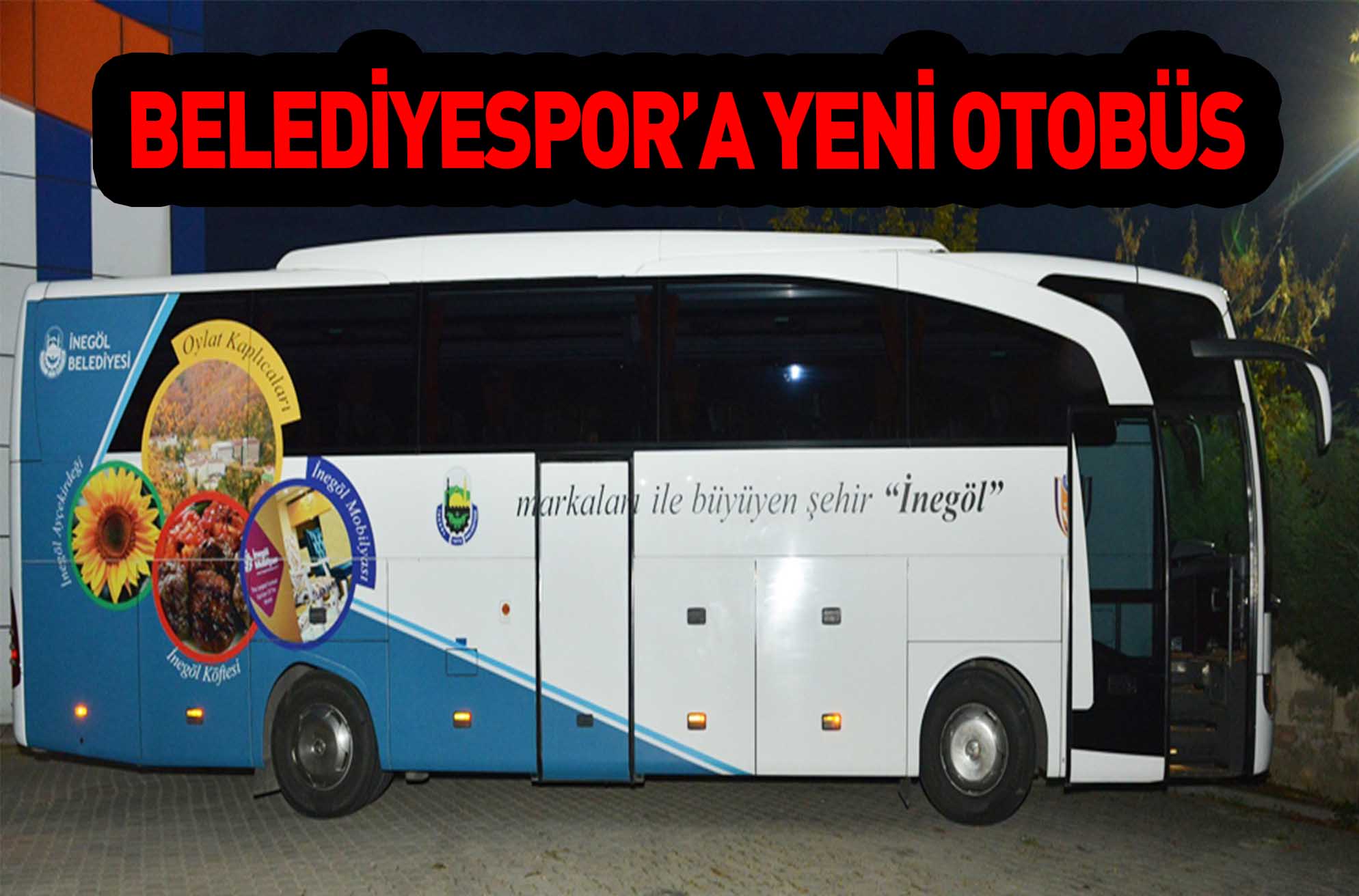 BELEDİYESPOR’A YENİ OTOBÜS