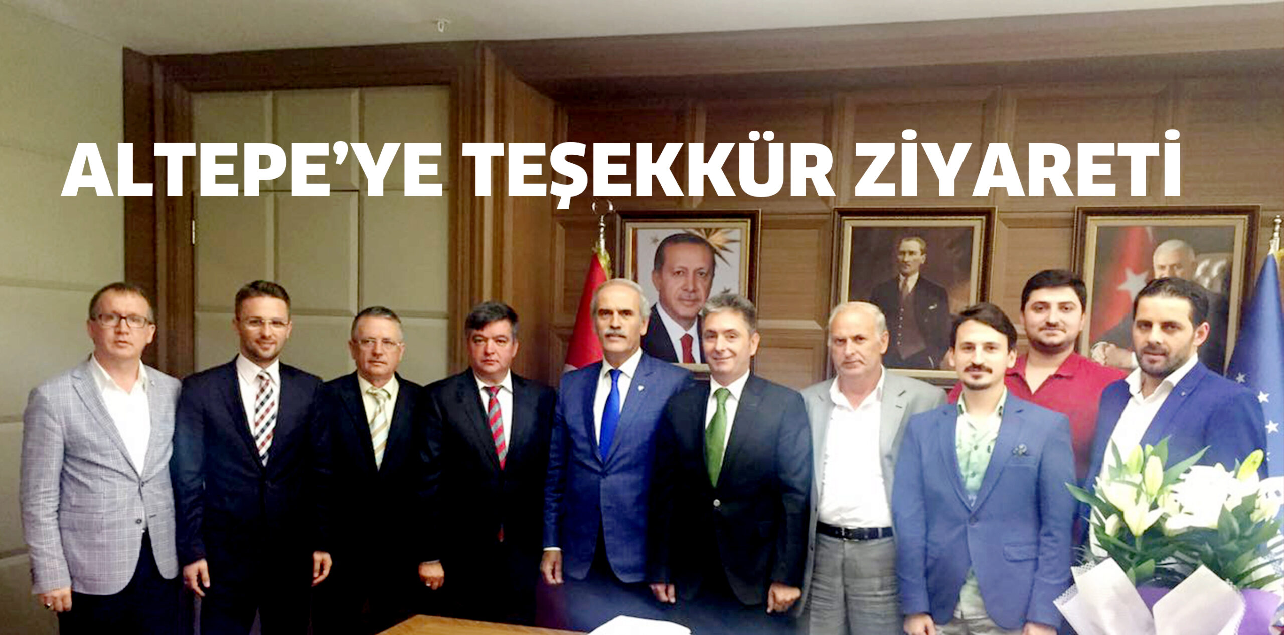 Altepe’ye teşekkür ziyareti
