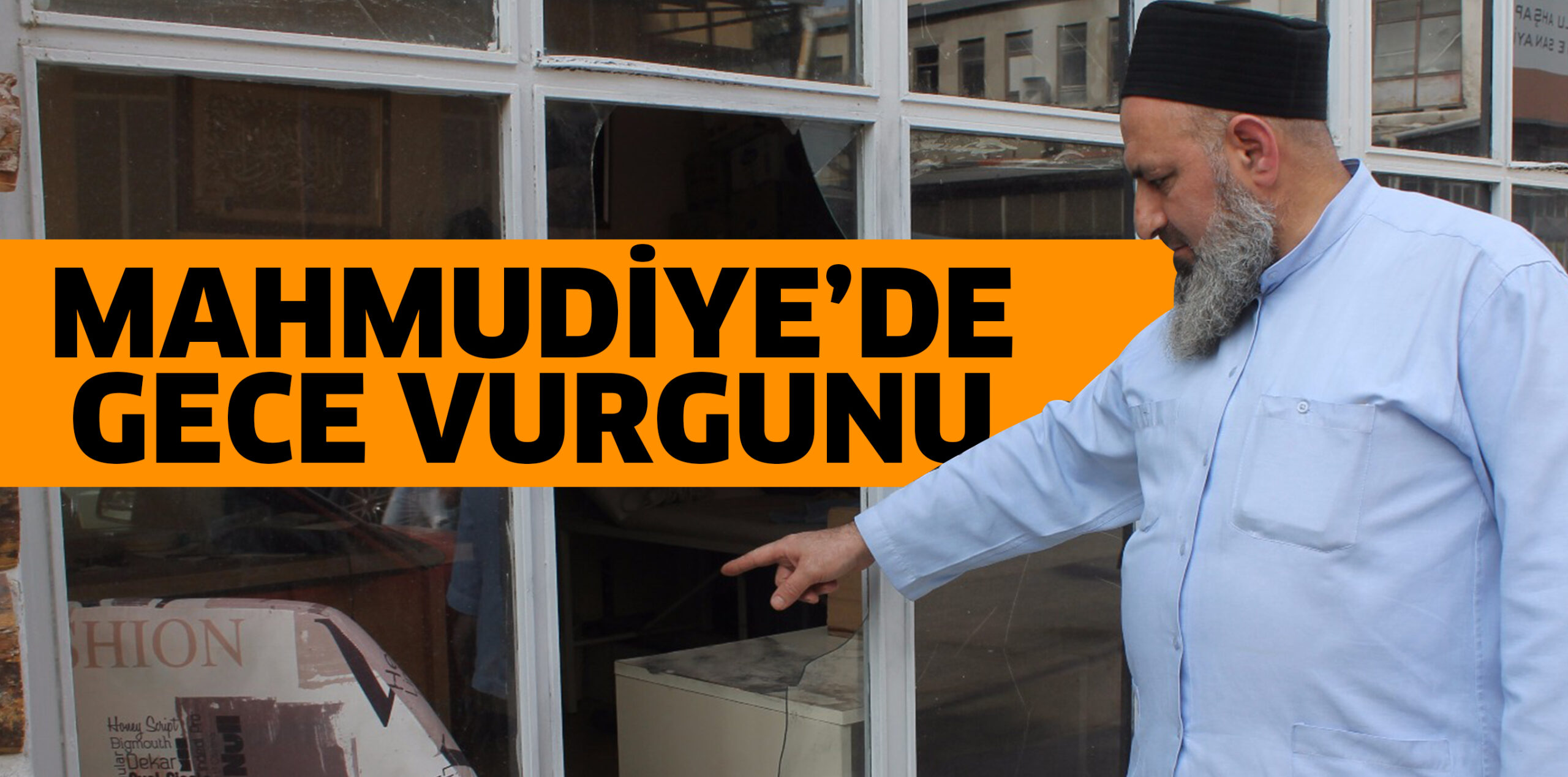 GEÇ SAATLERDE BÜFEYİ SOYDULAR