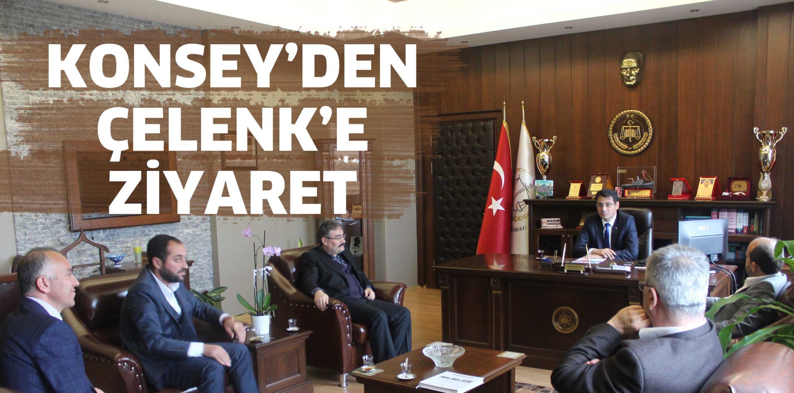 KENT KONSEY’İNDEN ÇELENK’E ZİYARETİ