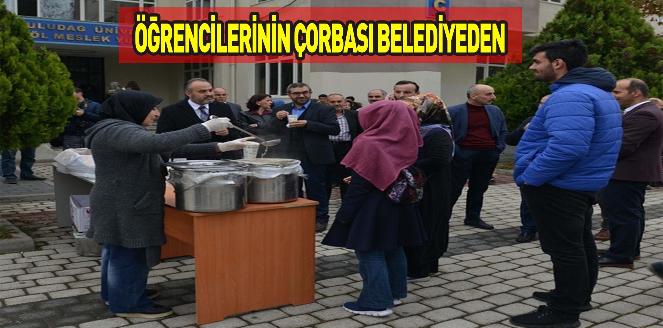 ÖĞRENCİLERİNİN ÇORBASI BELEDİYEDEN