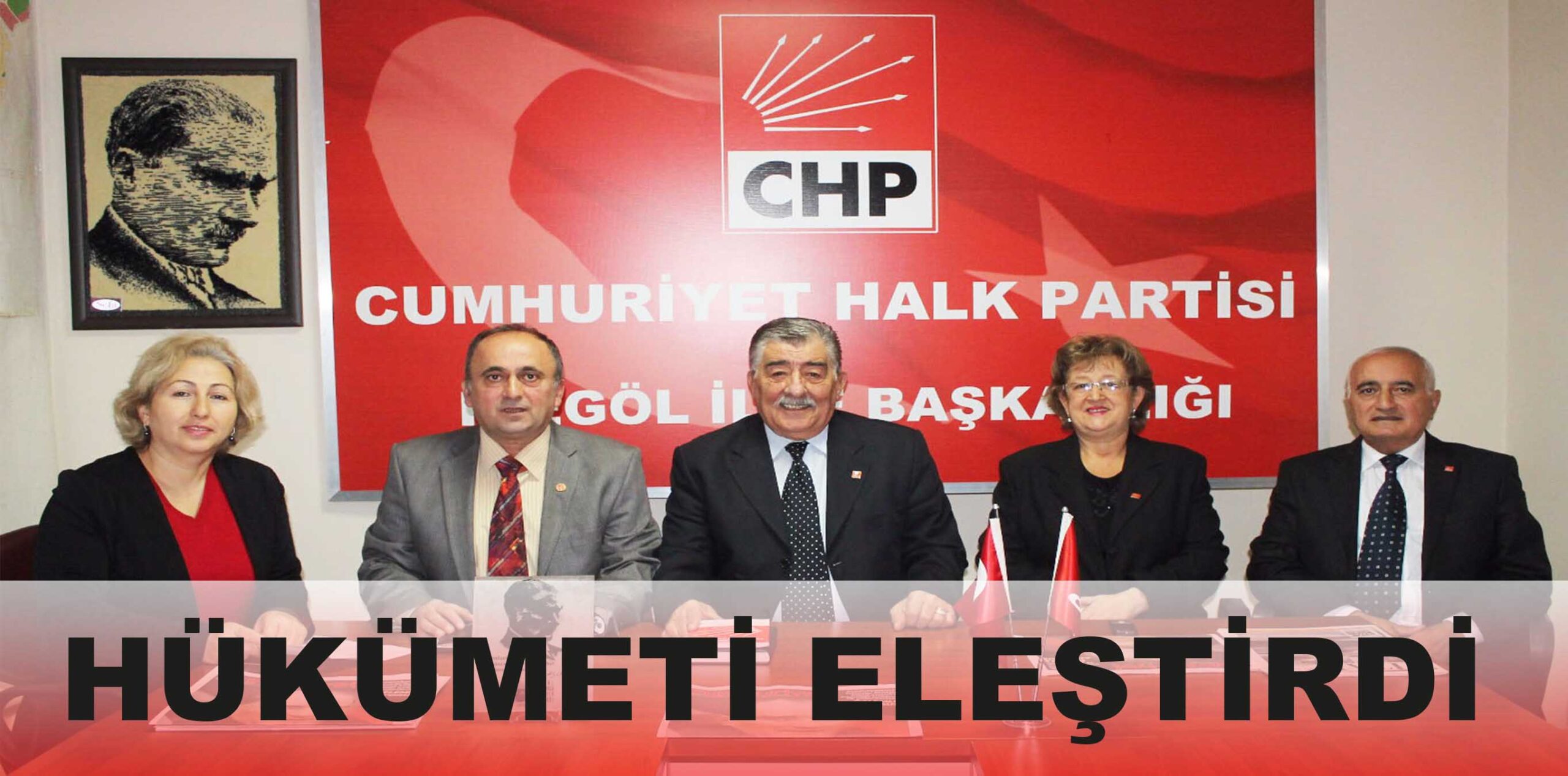 HÜKÜMETİ ELEŞTİRDİ