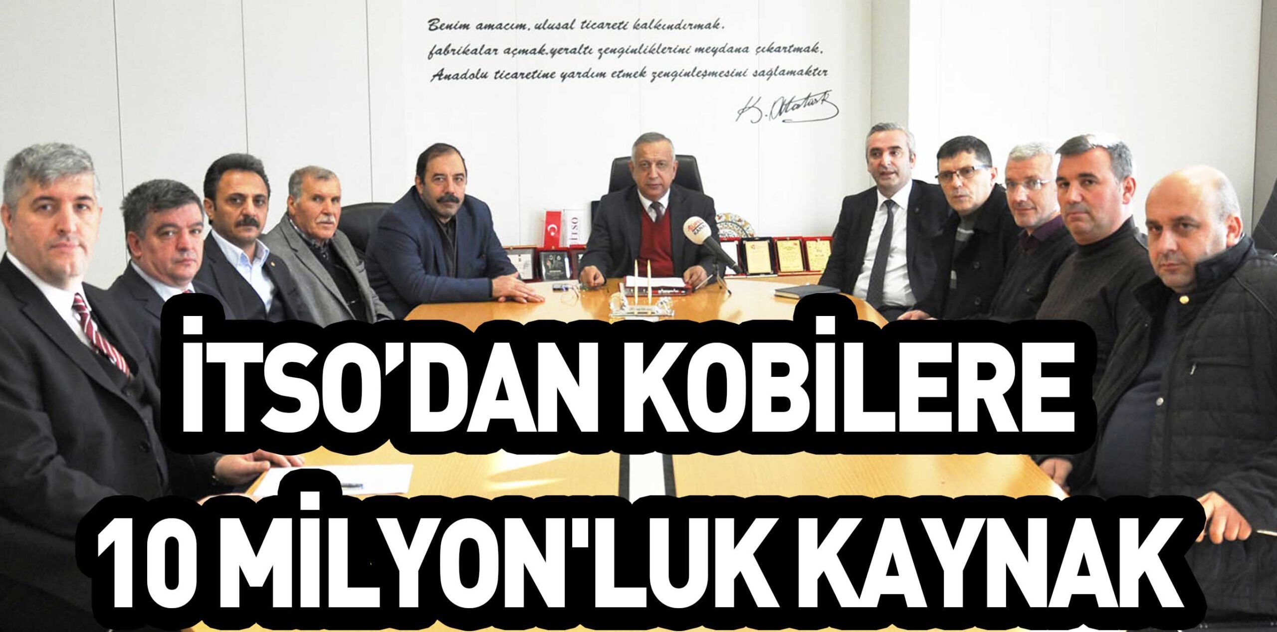 İTSO’DAN KOBİLERE 10 MİLYON’LUK KAYNAK