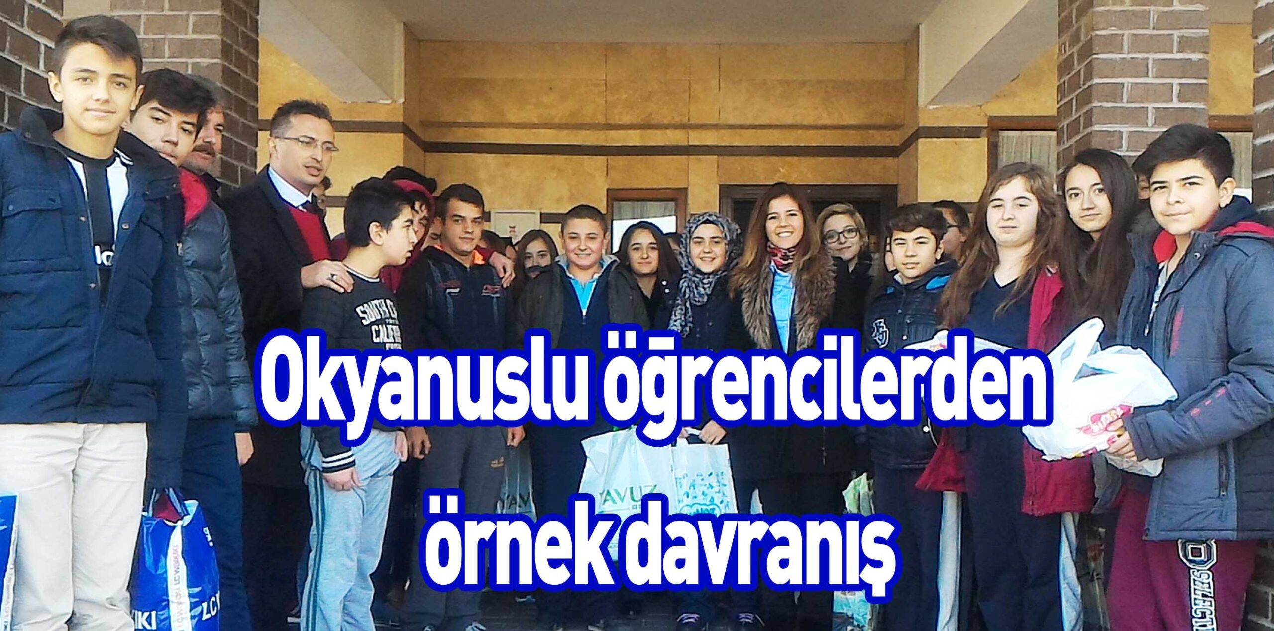 Okyanuslu öğrencilerden örnek davranış