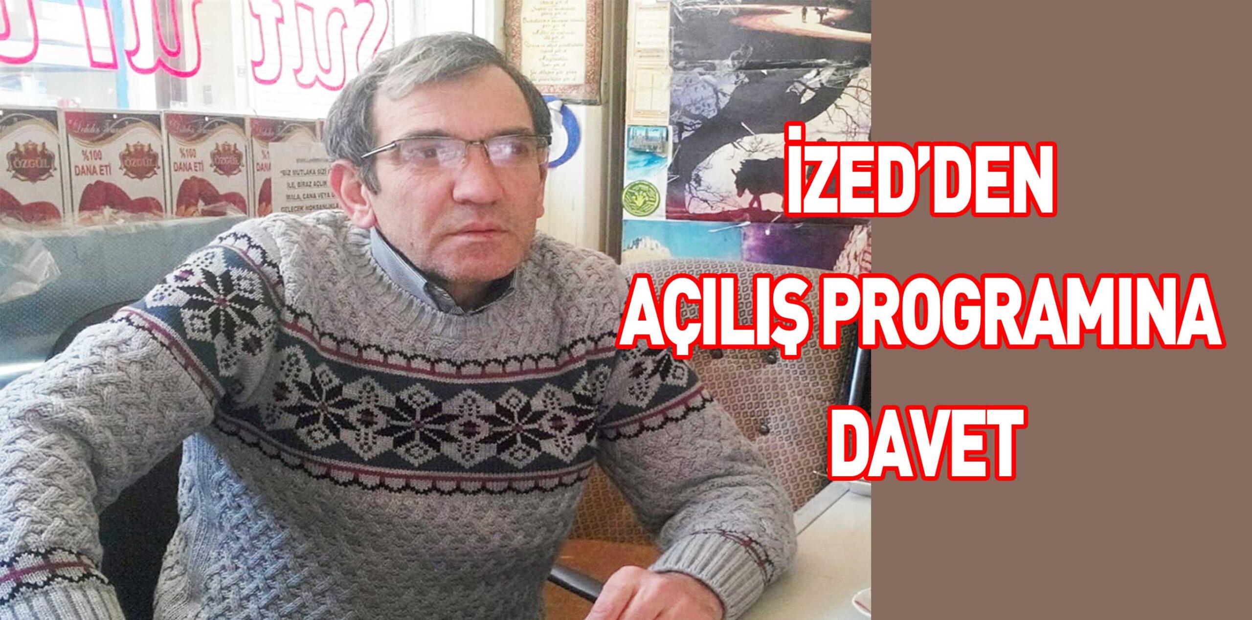 İZED’DEN AÇILIŞA PROGRAMINA DAVET