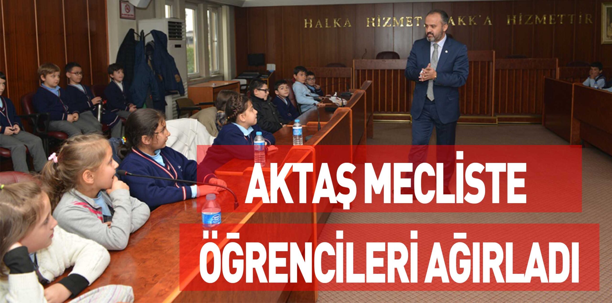AKTAŞ MECLİSTE ÖĞRENCİLERİ AĞIRLADI