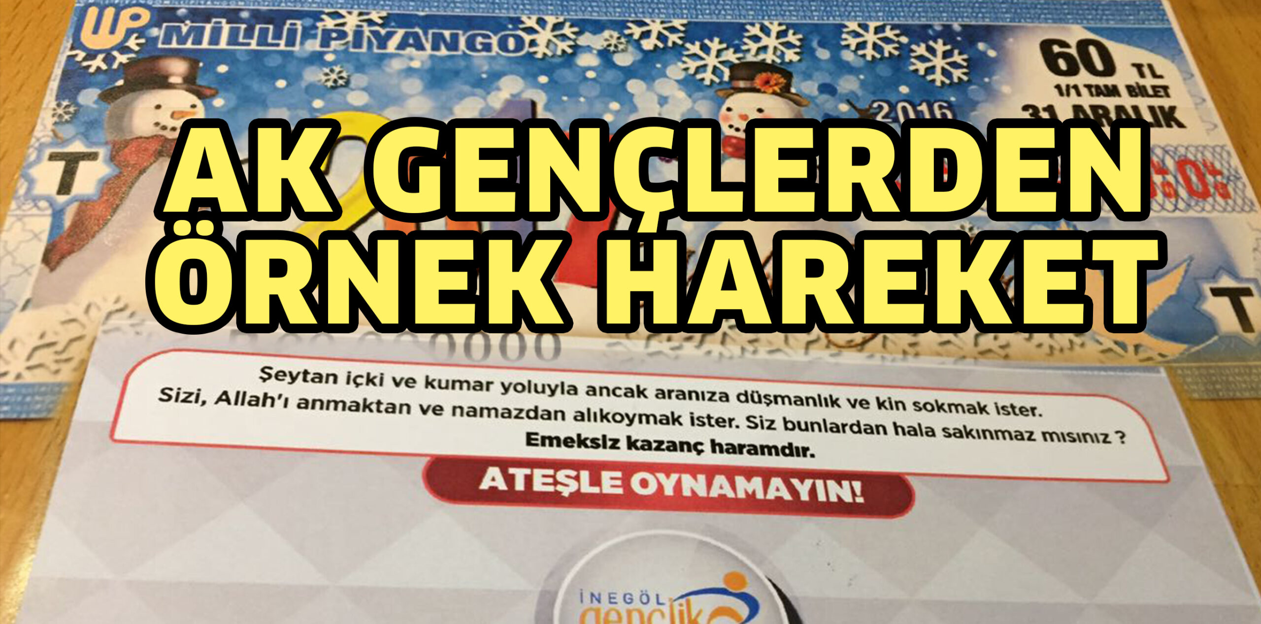 DİKKAT ÇEKEN YENİ YIL BİLETİ