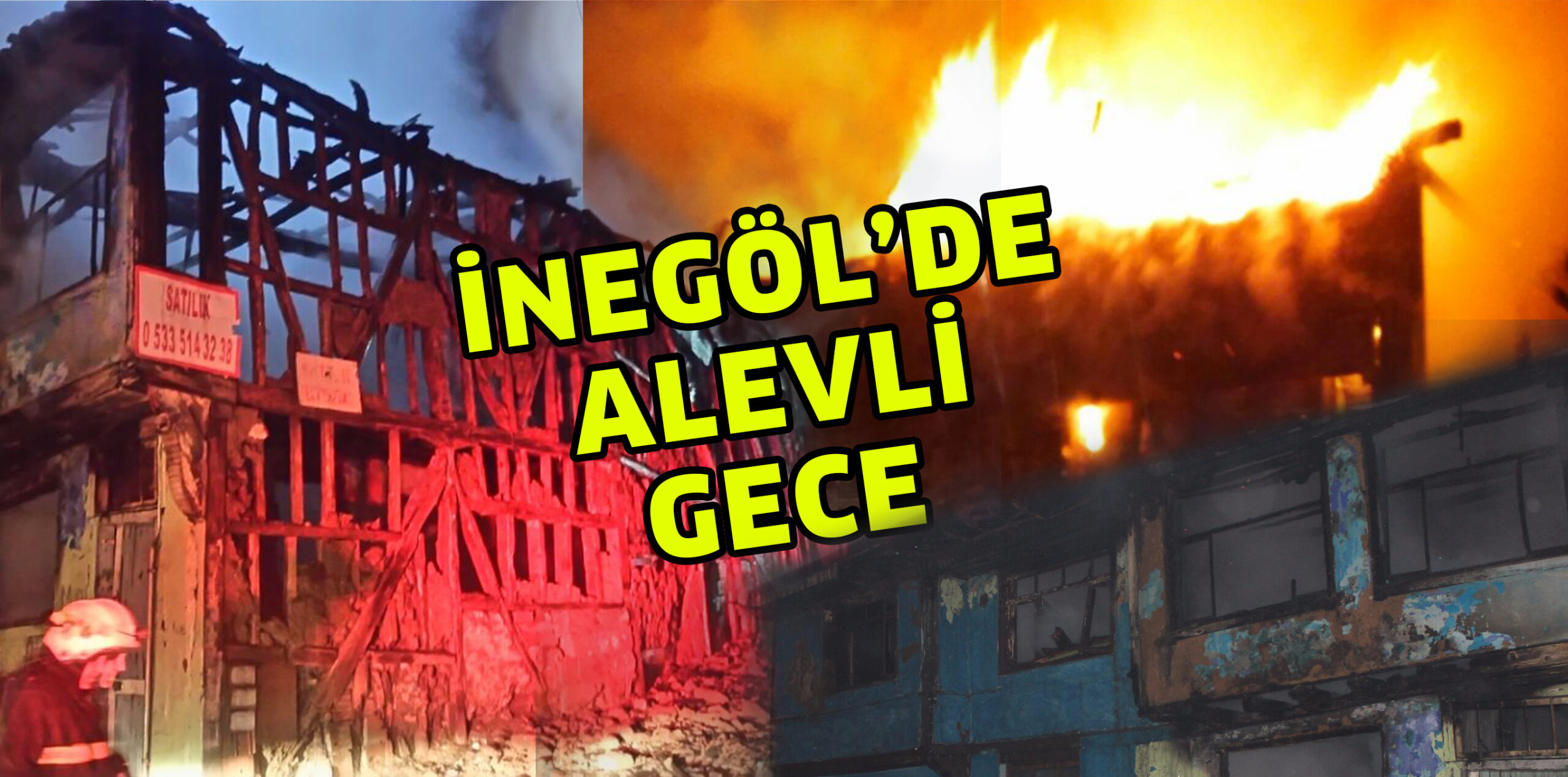 2 METRUK BİNADA YANGIN