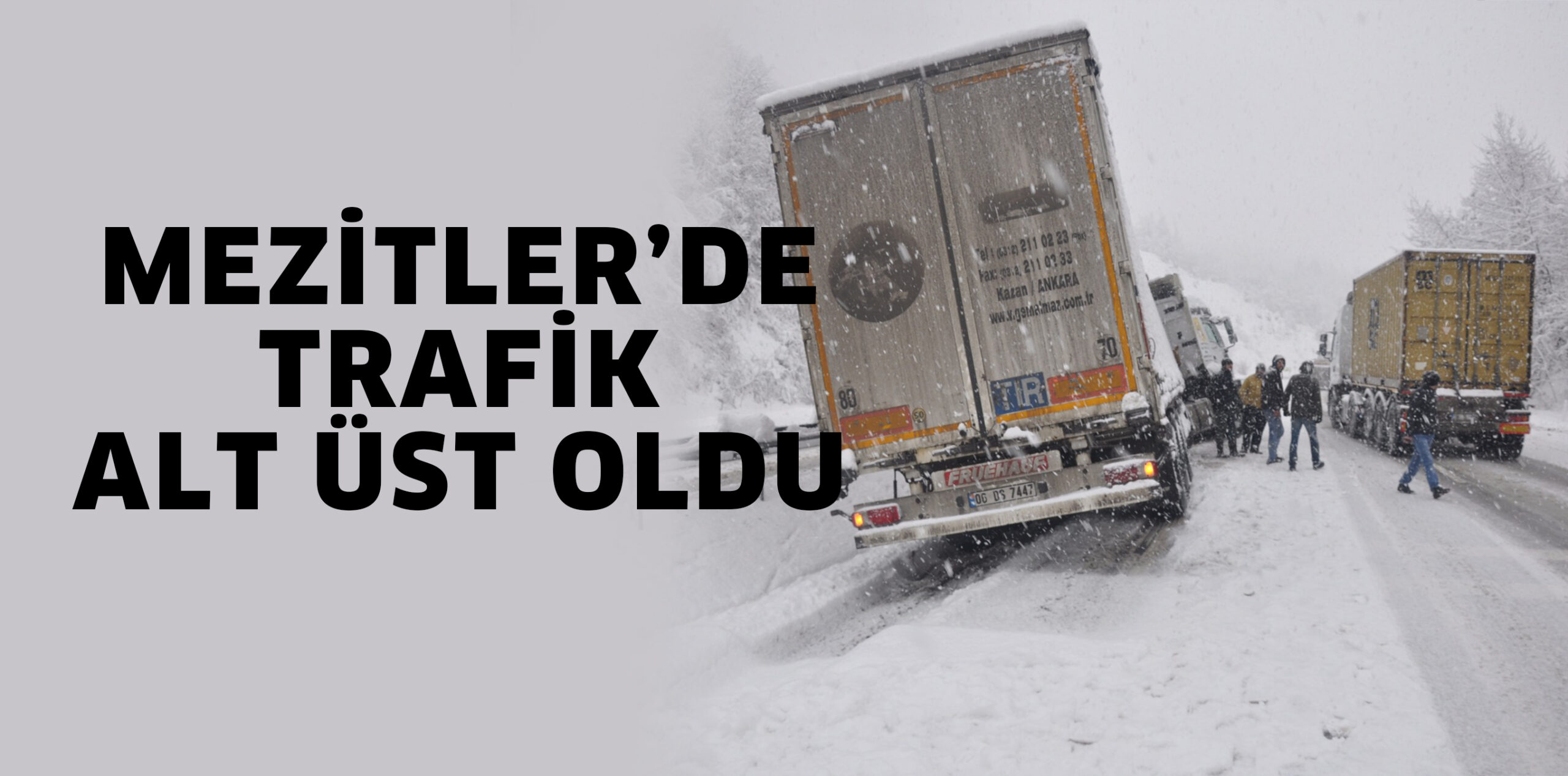 TRAFİK DURMA NOKTASINA GELDİ