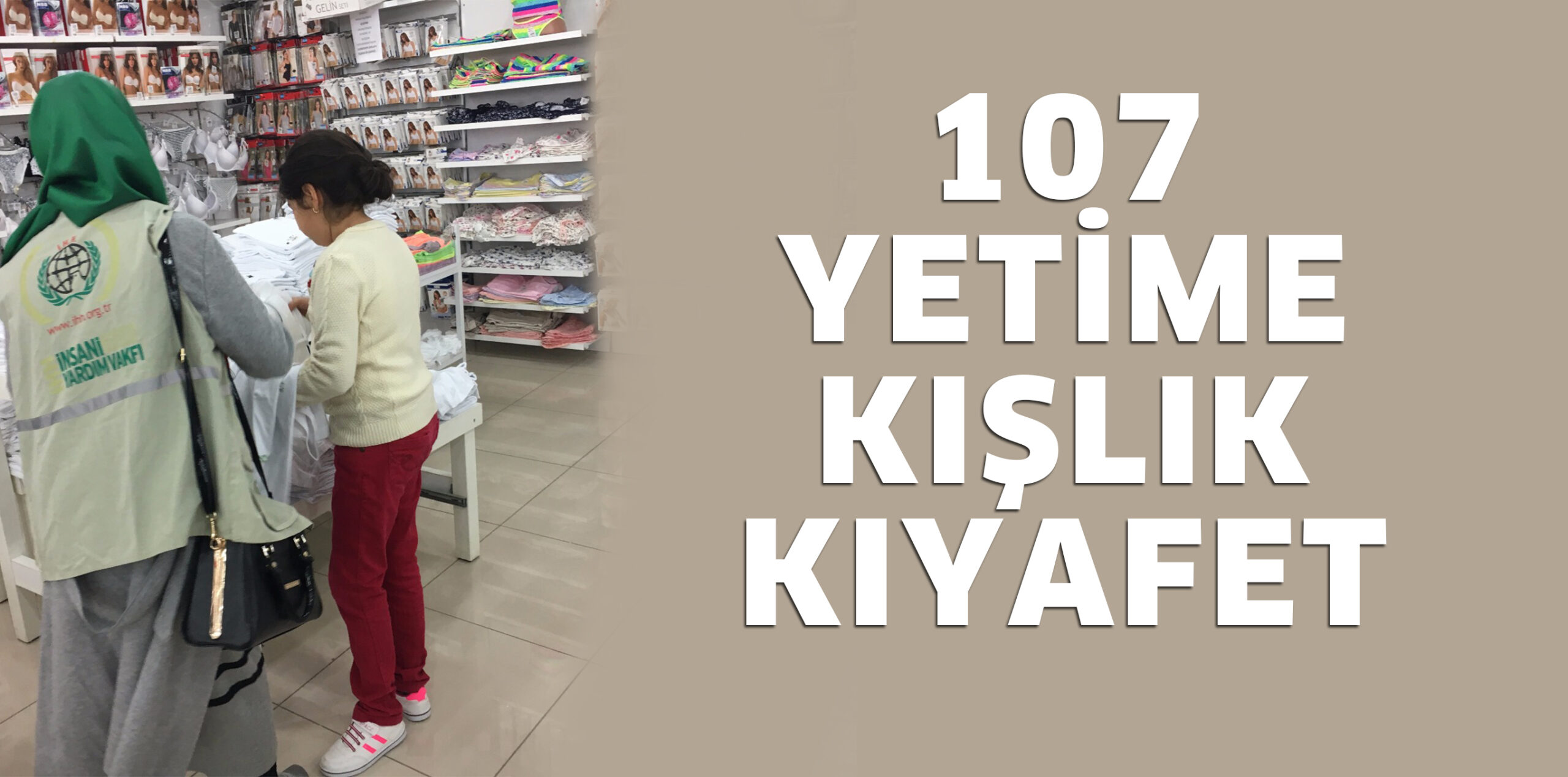 107 YETİME KIŞLIK KIYAFET