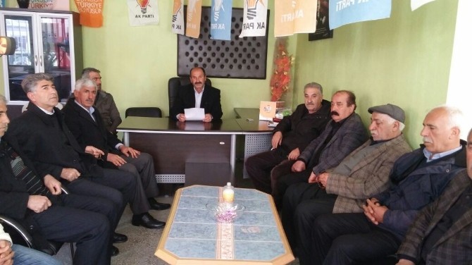 Ak Parti Tut İlçe Başkanlığından Tbmm Başkan Vekili Aydına Destek