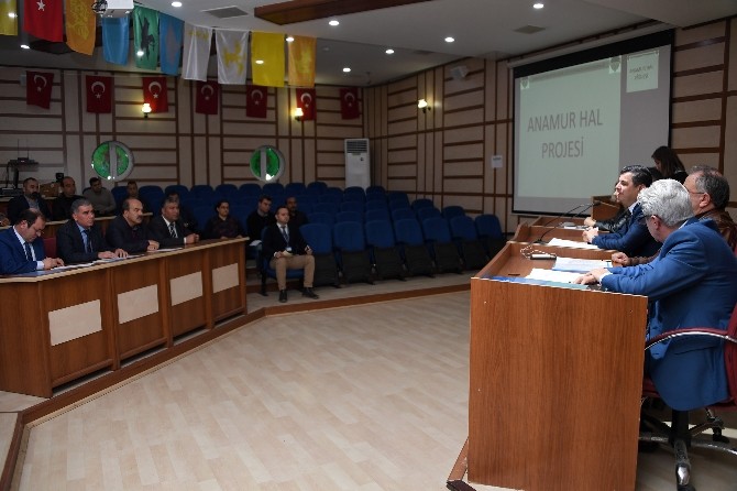 Anamurda Hal Projesi Toplantısı Yapıldı