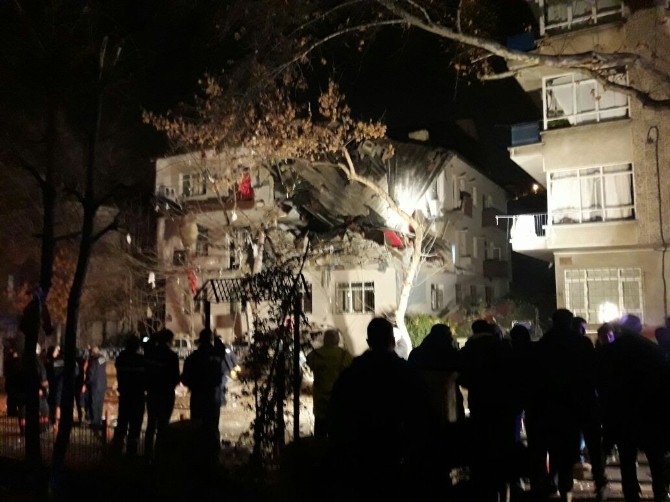 Ankarada Doğalgaz Patlaması