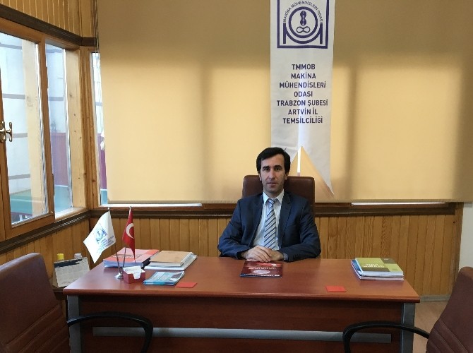 Artvinde Asansörler Yeşilleniyor