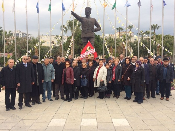 Atatürkün Erdemliye Gelişinin 92. Yıl Dönümü Kutlandı