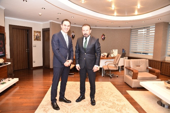 Başkan Doğan, Sedaş Dağıtım Direktörü Şentürkü Ağırladı