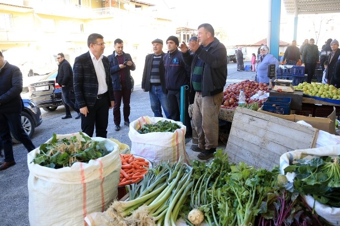Başkan Subaşıoğlu, İlbade Pazaryerini Ziyaret Etti