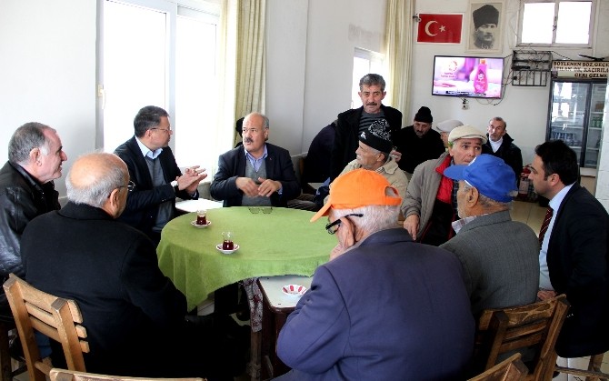 Başkan Turguttan Esnaf Ziyaretleri