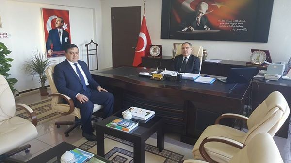 Başkan Yalçından İl Çevre Ve Şehircilik İl Müdürü Bolata Hayırlı Olsun Ziyareti