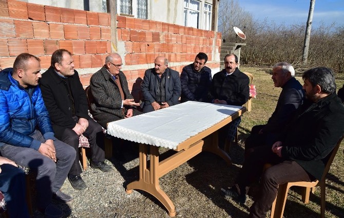 Başkan Yılmazdan Şehit Ailelerine Ziyaret