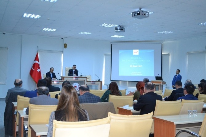 Bilecikte “Uyuşturucu İle Mücadele Kurulu” Toplantısı Yapıldı