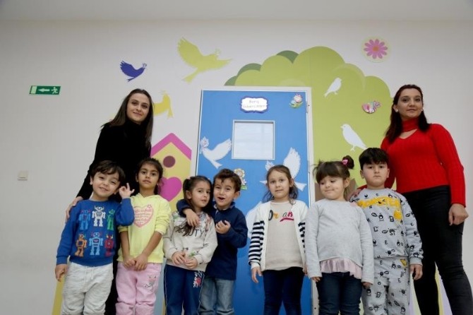 Bircan Tüfekçioğlu Çocuk Gündüz Bakımevinin Sınıflarının İsimleri Dikkat Çekiyor