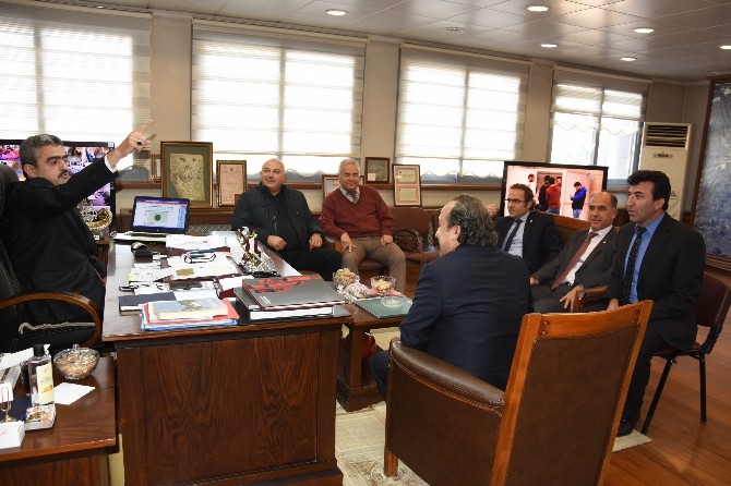 Bölgesel Hakem Kurulu Üyeleri Başkan Alıcıkı Ziyaret Etti