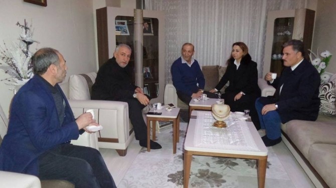 Çalıktan Akçadağ Eski İlçe Başkanına Geçmiş Olsun Ziyareti