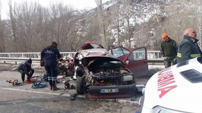 Çankırıda Feci Kaza: 3 Ölü, 3 Yaralı