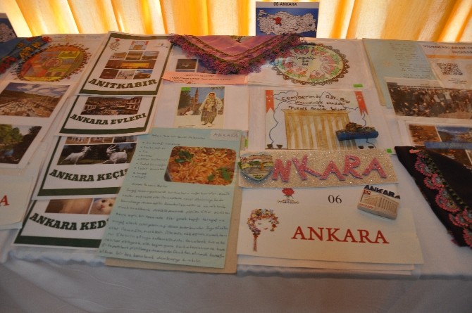 Çemberimde Gül Oya Proje Sergisi Ilgazda Açıldı.