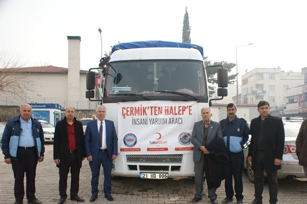 Çermikten Halepe Yardım
