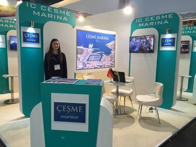 Çeşme Marina, Almanyada Stant Açtı