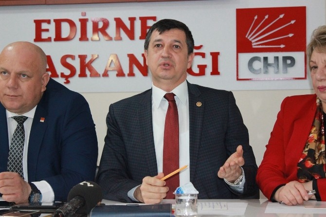 Chpli Edirne Milletvekillerinden ‘Anayasa Tepkisi