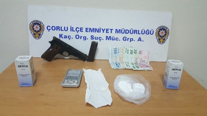 Çorluda Kokain Ele Geçirildi
